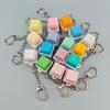 Creative Novelty Stress Relief Button Keychain Toy