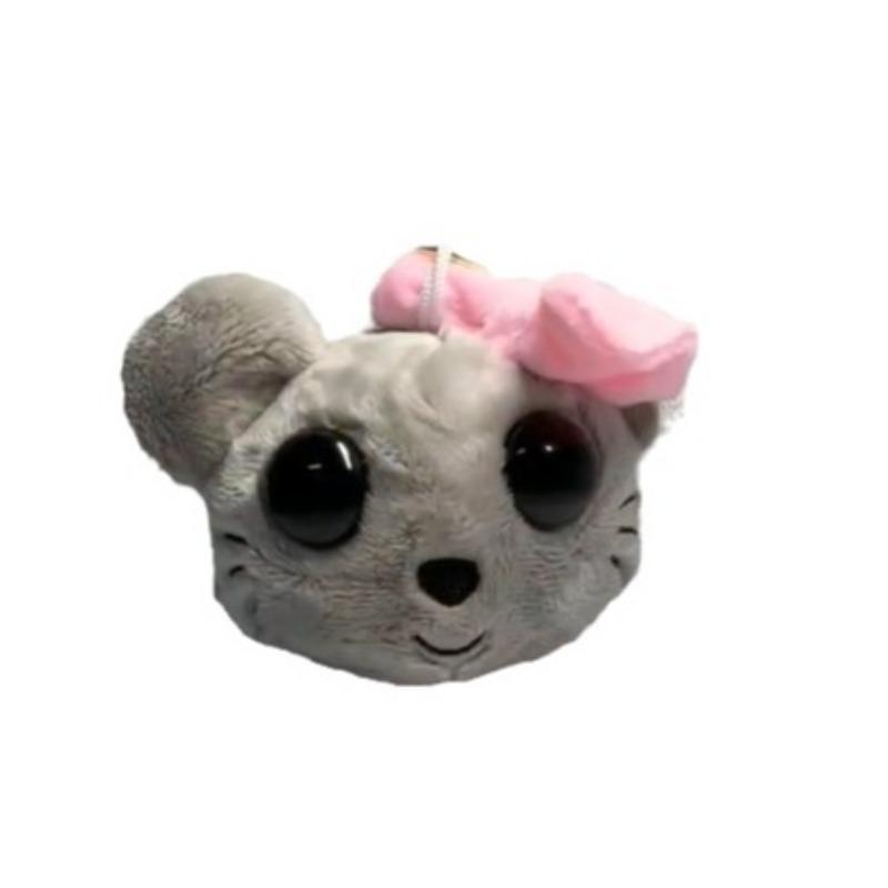 1 шт., милая плюшевая игрушка «Грустный хомяк» со встроенной скрипкой, серая музыкальная мягкая кукла, милая игрушка-мышь для детей, подарок для мальчиков и девочек keychain