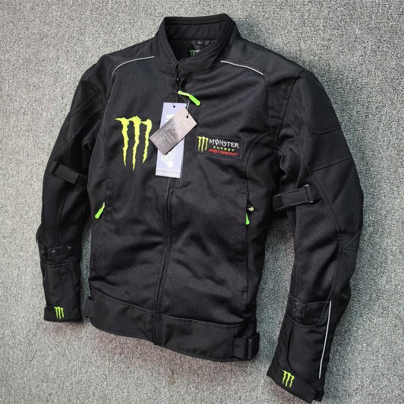 Herren Sommer Motorrad Fahrjacke Hose Set Netz Belüftet CE Protektoren Schutzausrüstung