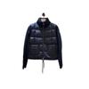 Womens Lightweight Short Puffer Jacket With Stand Collar Drawstring Waist White Duck Down Fill 80-85% Loft 900