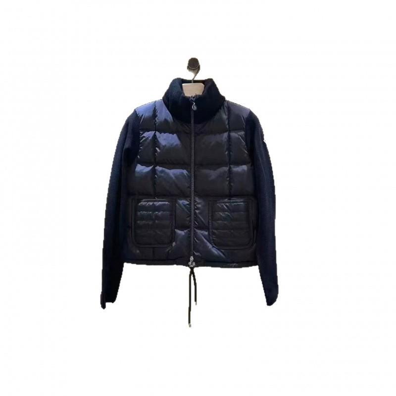 Womens Lightweight Short Puffer Jacket With Stand Collar Drawstring Waist White Duck Down Fill 80-85% Loft 900