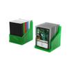 GameGenic Deck Box: Bastion XL Green (100ct) ? Durable and Sturdy TCG, OCG Card Storage ? Compatible with Pokemon Yugioh Commander and MTG Magic: The