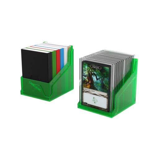 GameGenic Deck Box: Bastion XL Green (100ct) ? Durable and Sturdy TCG, OCG Card Storage ? Compatible with Pokemon Yugioh Commander and MTG Magic: The