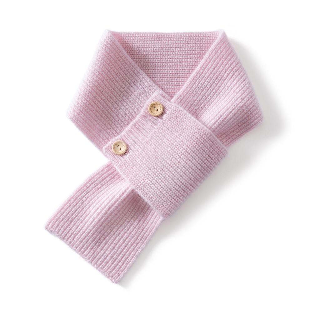 Children's Cashmere Knit Neck Warmer: 2-8 Years, Boys & Girls, Autumn-Winter Scarf & Spring Collar