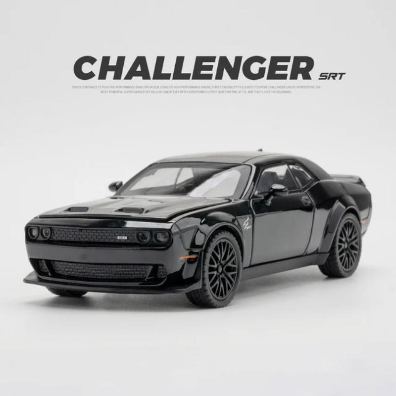 Modellino in lega Dodge Challenger Hellcat Redeye Scala 1/32 Muscle Car con Suono e Luci Giocattolo per Bambini Collezionabili Regalo di Compleanno