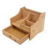 Desk Organizer Multifunctional Tabletop Storage Box with Drawer for Office Home Decor
