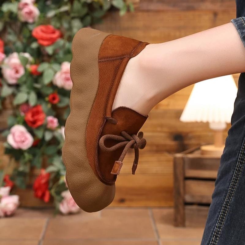 Women's Sneakers Flats Designer Shoes Casual Autumn Loafers Shoes  Fashion Sport Brand Shoes New Lace Up Retro Mujer