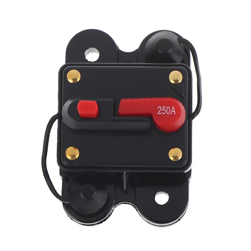 Wasserdichter Leistungsschalter Reset-Sicherung Wechselrichter DC12V 24V 30A 40A 50A 60A 80A 100A 150A 200A 250A 300A Haus-Solarsystem Teile