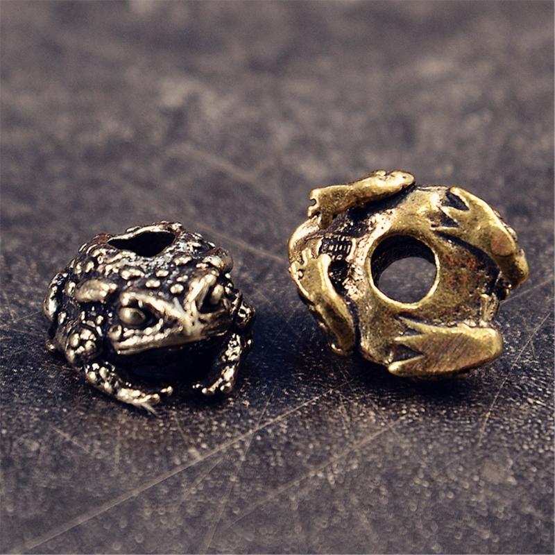 Unique Toads Metal Beads Pendant for Paracord and DIY Enthusiasts Jewelry Making Paracord Bead