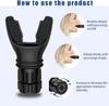 Buransh Portable Breathing Exercise Device for Lungs, Breathing Trainer with Resistance Adjustable, Lung Trainer with Excellent Quality Silicone,