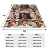 Drew Starkey Blanket Velvet Summer Air Conditioning Multi-function Super Warm Throw Blankets for Bed Travel Bedspreads