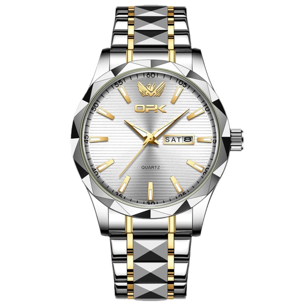 OPK Brand Double Calendar Men's Watch Trend Quartz Watch