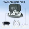 Protective Storage Bag for Meta Quest 3 VR Headset Travel Carrying Case EVA Storage Box for Pico 4 Ultra/Pico 4 VR Accessories