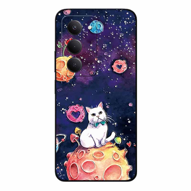 3D Emboss Cases For Redmi 15 5G 4G Relief Emboss Soft Silicone Back Cover For Xiaomi Redmi15 Flower Relief  Funda Redmi 15 4G 5G