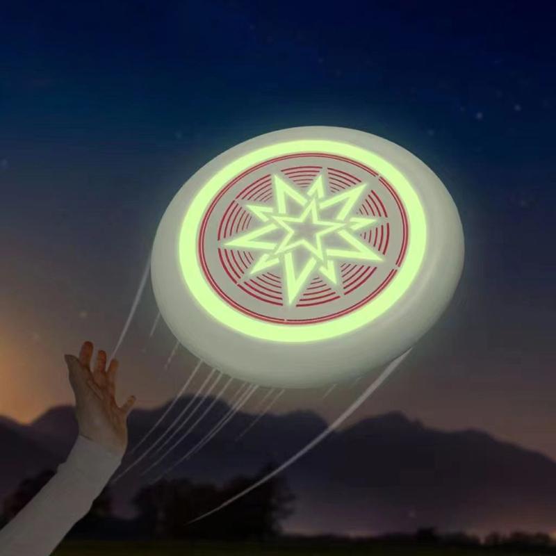 Luminous Swivel Flying Discs Professional Throwing Disc 7.87In Lightweight For Outdoor Sports Beach Camping Game