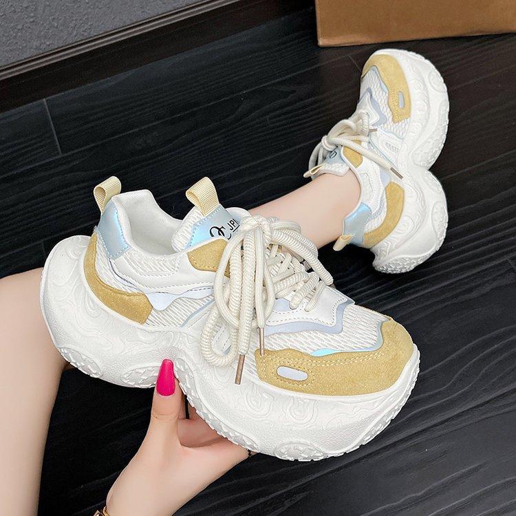 

Spring new inner height increase explosive version casual fashion versatile student shoes women s shoes platform women s shoes 35 фіолетовий