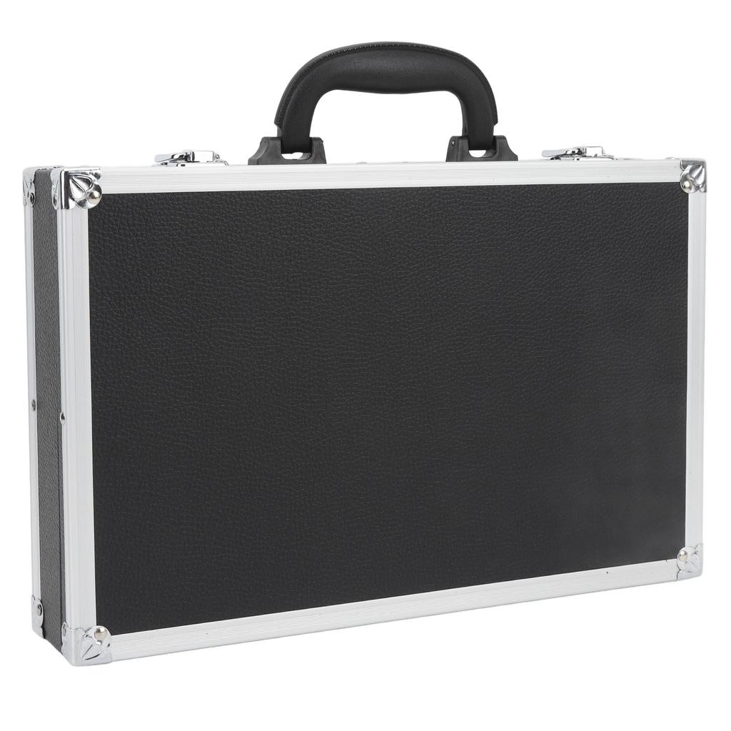 Billiard Balls Storage Box Aluminum Alloy Frame Waterproof PU Cover Lightweight Portable Pool Ball C