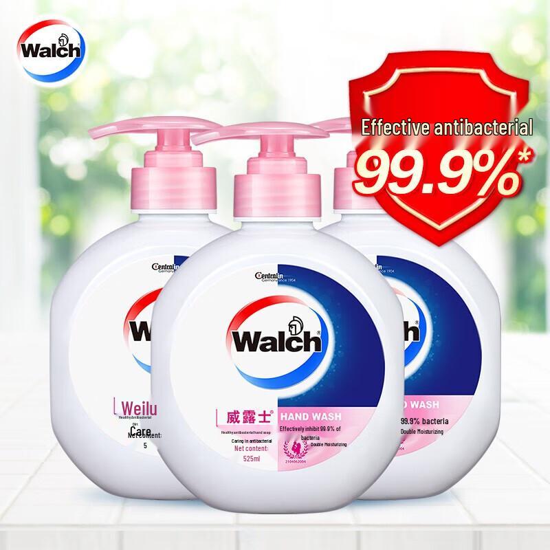 

Walch Healthy Hand Wash, Moisturizing, 3-Pack