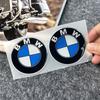For BMW E842Pcs 25mm 40mm 55mm 60mm Car Remote Key Emblem Sticker Car Wheel Hub Cap Center Sticker For BMW M Power I3 F15 F16 G20 E34 E36