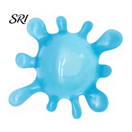 Hand Exercise Ball Splash Shaped Squeeze Slow-Rising Soft Fidget Toy for Stress Relief Non-Sticky Portable Fun Decompression Gadget Kids Adults