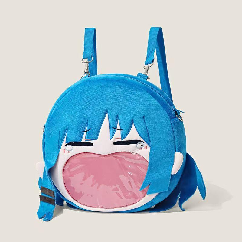 Miku Hatsune Itabag Soft Plush Girl Backpack With Cartoon Art Bag Adjustable
