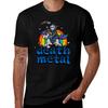 Death Metal Music Unicorn Pony Rainbow Pink Fan T-Shirt Casual Short Sleeve Top
