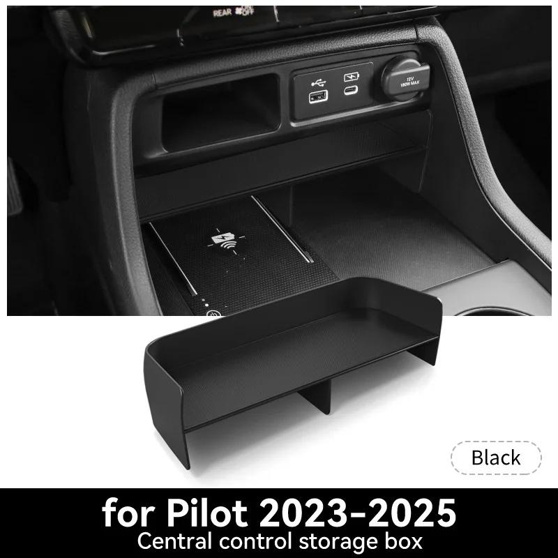 For 23-25Honda Pilot Central Control Storage Box Car Multi-function Storage Box Interior