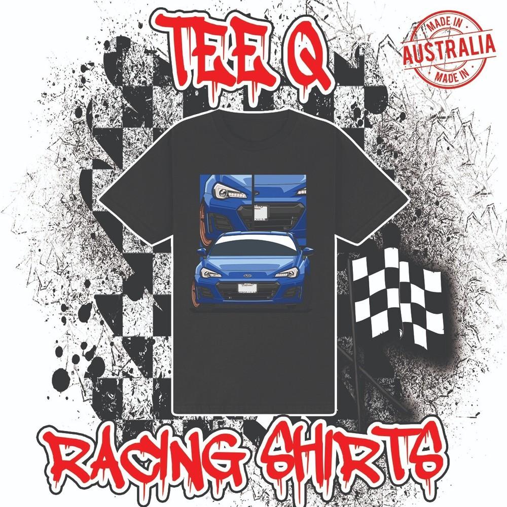 Черная футболка Subaru BRZ JDM ~ Премиум Хлопковая Унисекс Футболка Gildan M