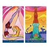 Kancharo 78-Card Tarot Card Set for Tarot Readings [Yoga Tarot] Includes Japanese Tarot Card Instructions & Pouch (Authentic)