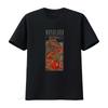 Monolord IM Staying Home Camiseta Estampada Design Único de Arte para Moda Masculina Vintage Lavada Versátil Elástica Respirável