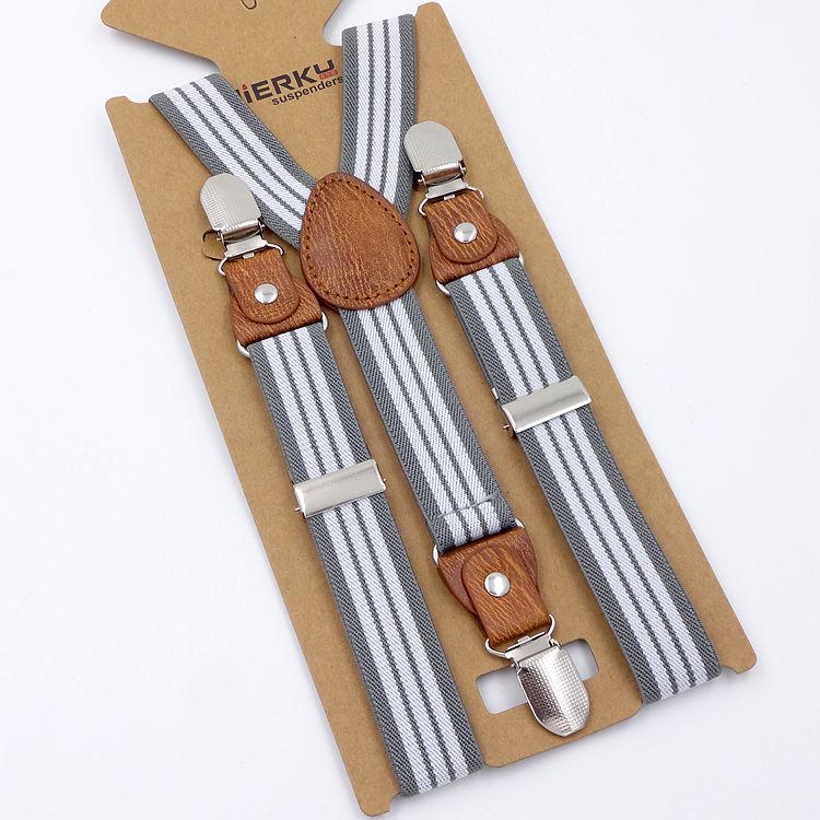 Kids Three-Clip Suspenders for Boys & Girls - Spring & Autumn Korean Style