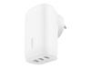 Belkin BoostCharge 67W 3-Port USB-C® Wall Charger White