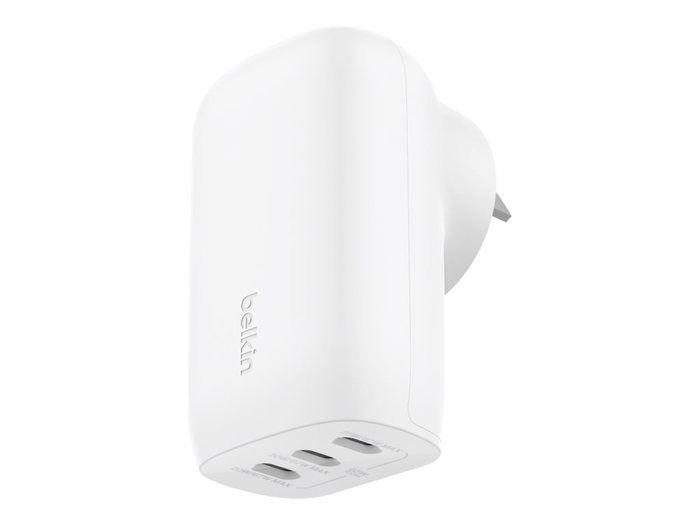 Belkin BoostCharge 67W 3-Port USB-C® Wall Charger White
