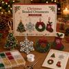 Christmas Themed Christmas Beaded Ornaments Kit 4-Piece Set Beading DIY Kit  Christmas Decoration