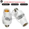 PIR Motion Sensor Lamp Holder E27 Smart Light Bulb Holder Adapter Auto On/Off Motion Light Socket for Porch Staircase Basement