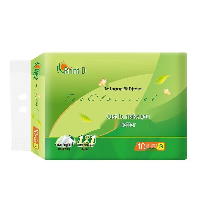 Mind Act Upon Mind Tea Whisper 3-Ply Facial Tissues, 30 Packs