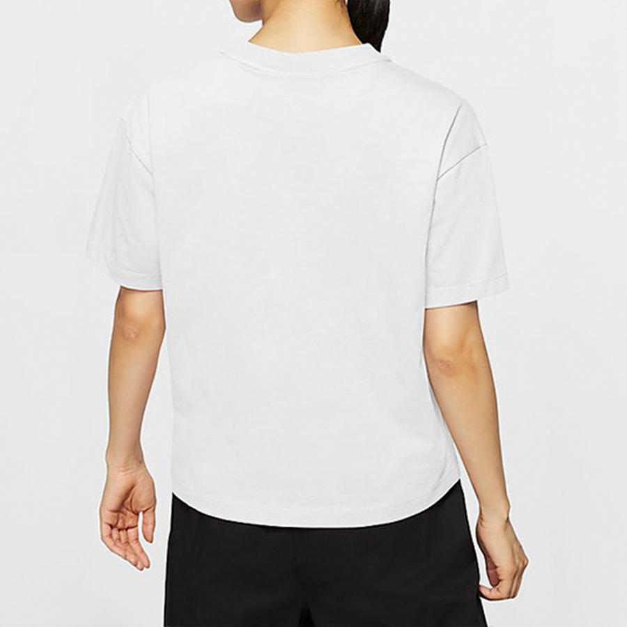 Nike Sportswear Classic Large Logo Short Sleeve T-Shirt Women Tops White AH4008-102