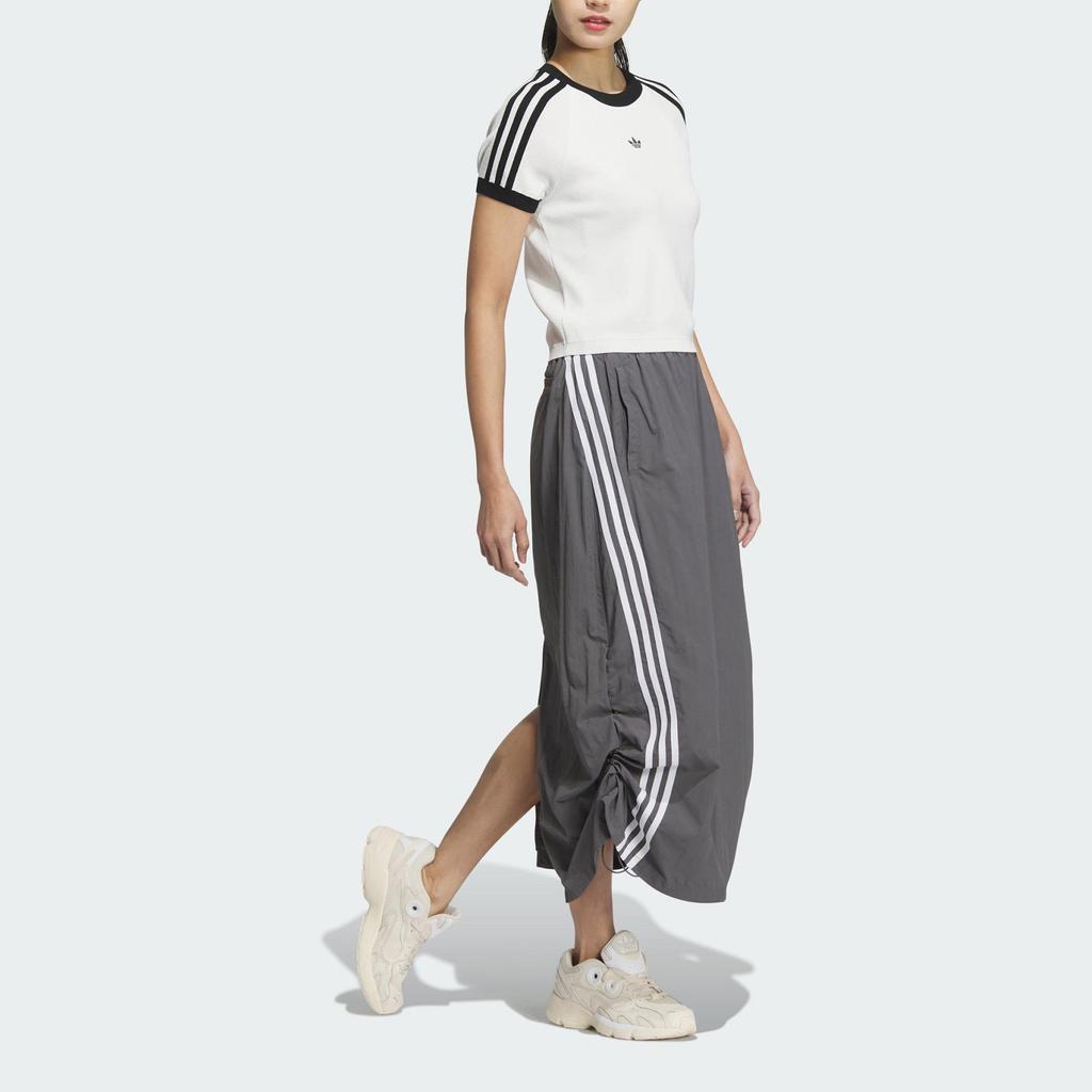 adidas Originals Strick-T-Shirt Damen Oberteile Weiß JI7049