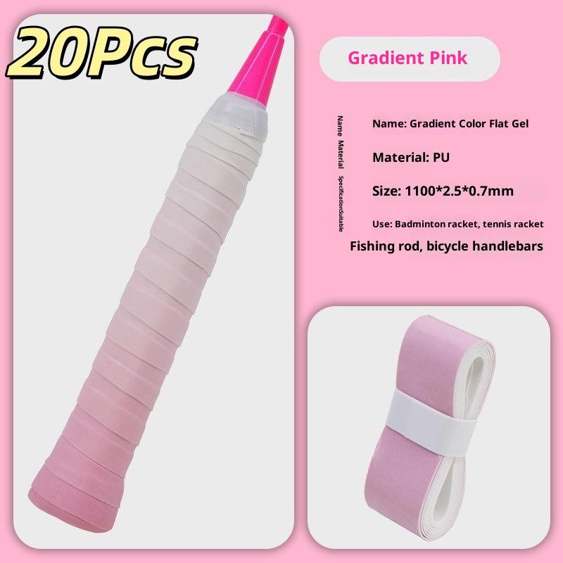 10 20Pcs Badminton Overgrip Tape PU Tennis Racket Grip Non Slip Sweat Absorption Band for Comfortable Sports Play