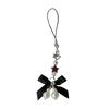 Multipurpose Sturdy Alloy Pearls Bowknot Keychain for Adding A Touch Of Elegant to Any Stylish Outfits Daily Use