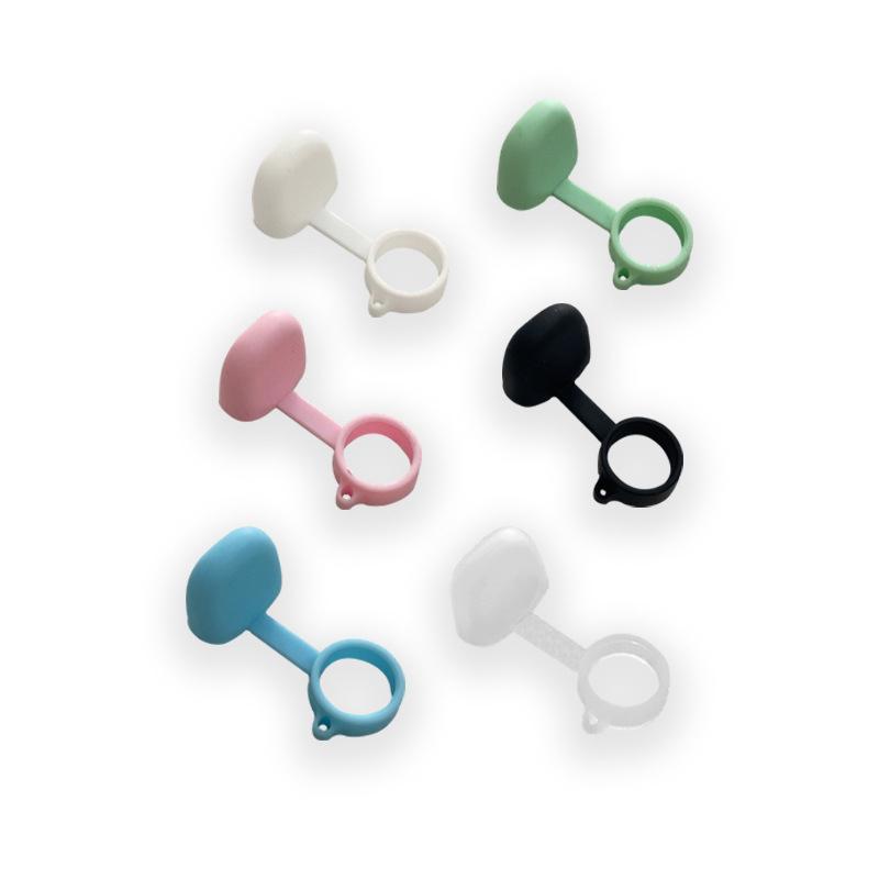 Portable Electronic Cigarette Silicone Ring Lanyard Ring Flat Mouth Dust Cap Accessories