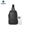 Navigare Men's Leather Chest Bag