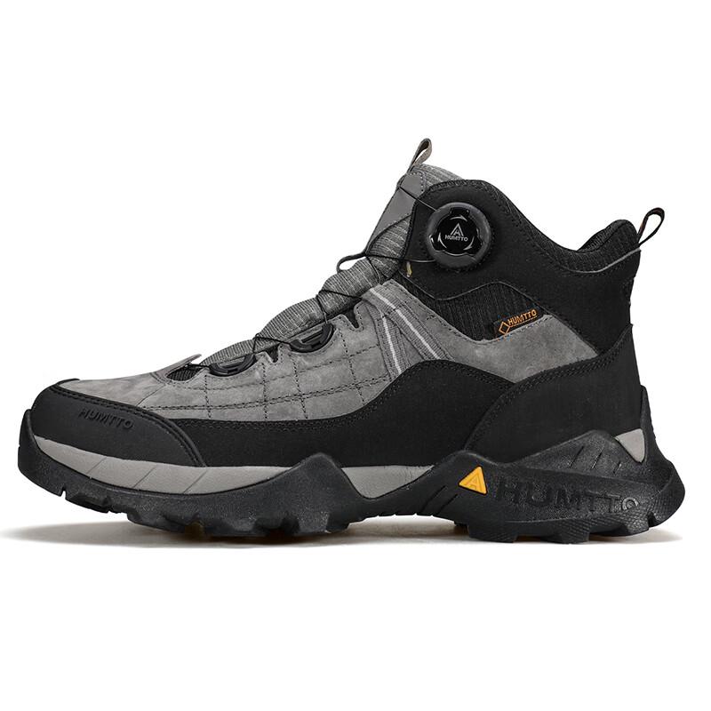 

HUMTTO Men s High-Top Hiking Shoes with Rotary Lacing 41