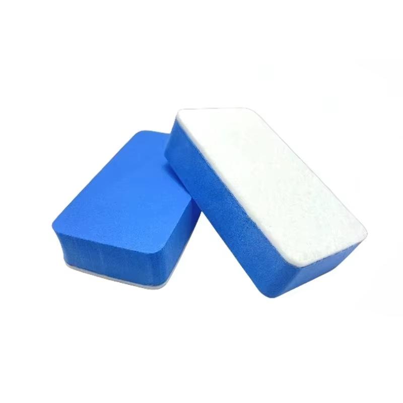 

2Pcs Car Glass Oil Film Cleaning Sponge Wiper Polishing Sponges Windshield Wool Felt Brush Oil Dusty Removal Tools Accessories