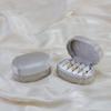 Luxury Finish Velvet Ring Box Multi Slot Wedding Jewelry Case Jewelry Display Case  Home Storage