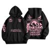 Children's Casual Fashion Letter Print Long-sleeved Drawstring Hooded Sweatshirt