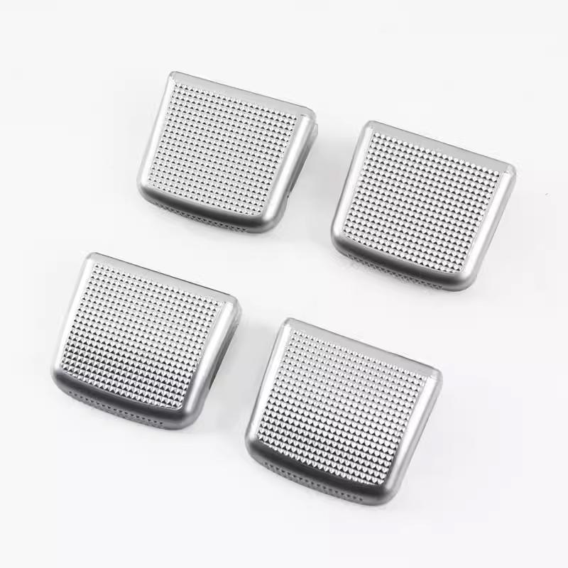 For Land Rover Defender 90 110 2020-2024 ABS Chrome Car Central Control Air Outlet Adjustment Lever Cover Decorative Accessories