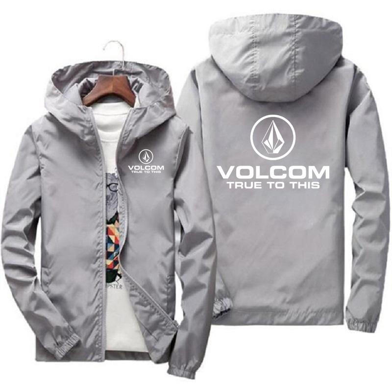 Men's Spring Fashion Casual Outdoor Sports Jacket 2026 New Windproof Zipper Hooded Top, Super Large s-7XL