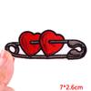Jeans Backpack Embroidered Patch Cartoon/Letter Slogan Embroidery Patches Iron On Patches For Clothing Thermoadhesive Patches
