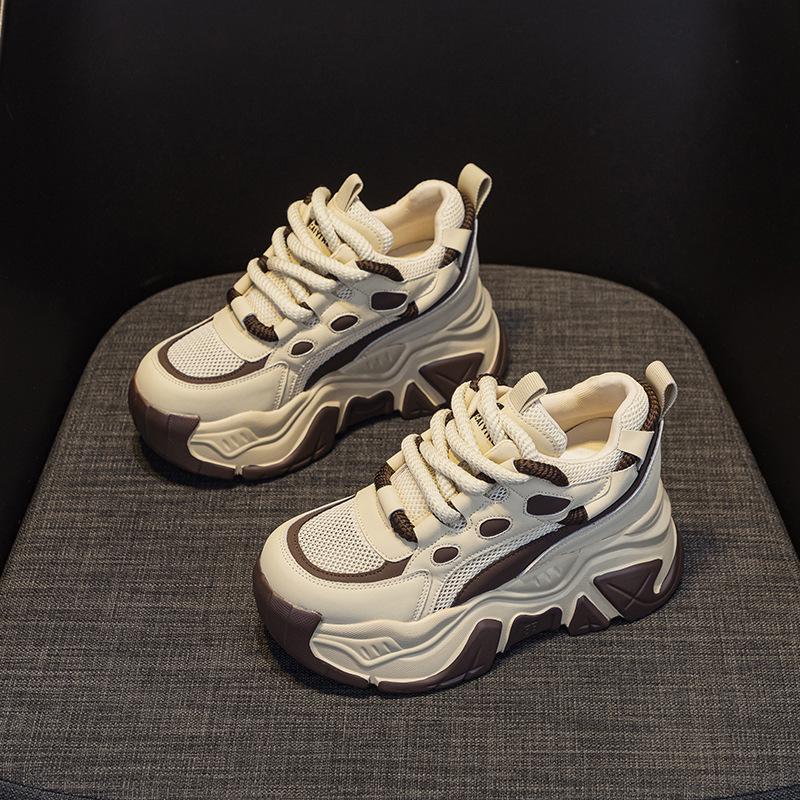 2025 Spring Women's Trendy Platform Height-Enhancing Daddy Shoes - Casual Fashion Sports Footwear